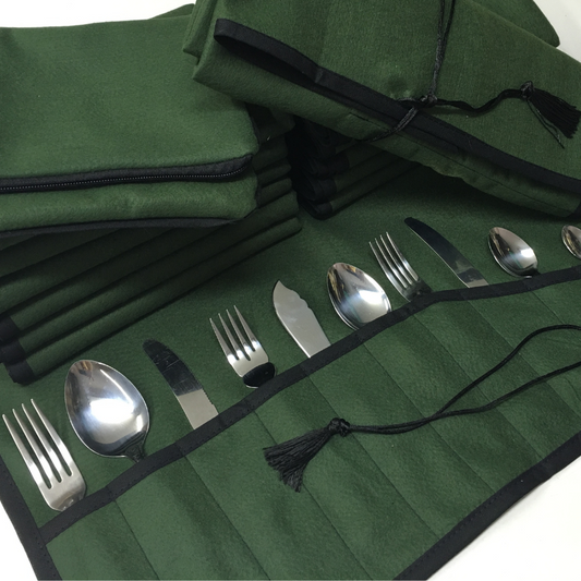 Kit Estojo Para Talheres